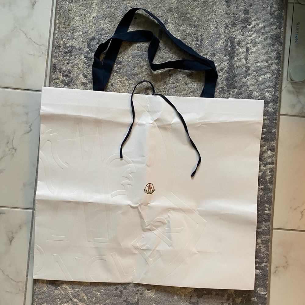 Moncler shopping bag